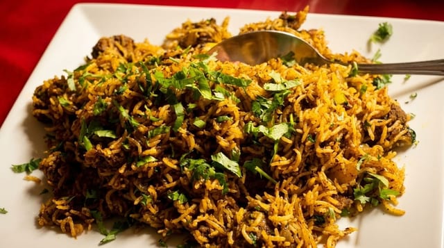 Lamb Biryani.