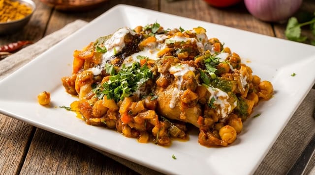 Samosa Chaat.